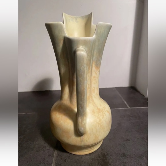 Vintage Beswick Ware England Art Deco Yellow Green pitcher 9” - Picture 2 of 10